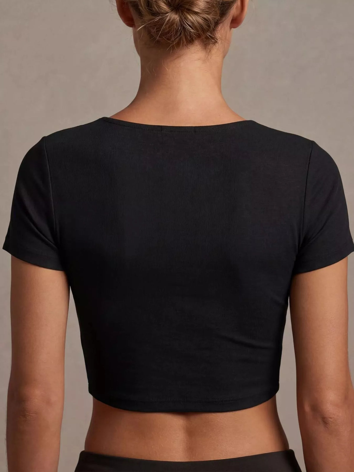 Twist-Front Cropped Top Trendsi