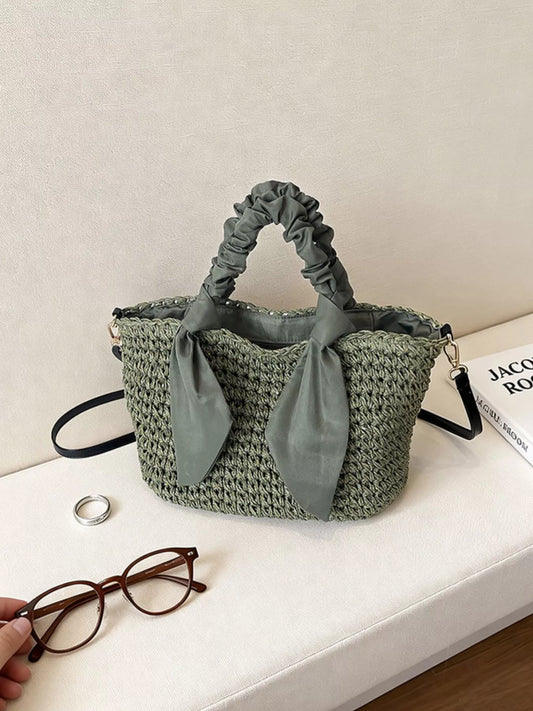 TEEK - Woven Ruched Handle Crossbody Bag BAG TEEK Trend