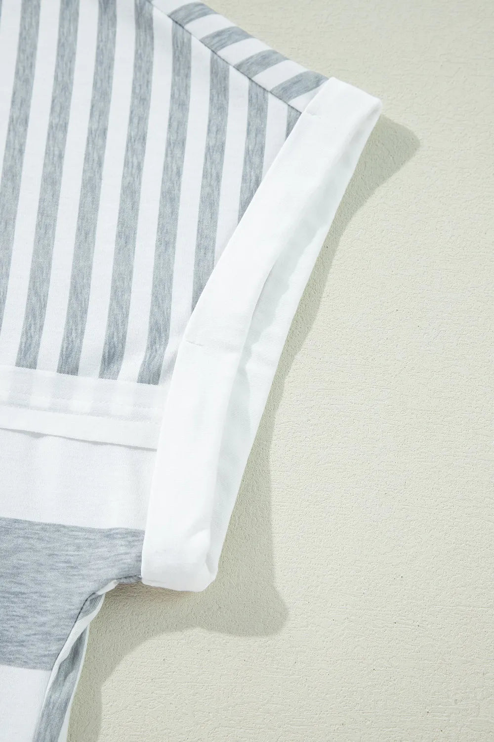 TEEK - Stripe Mixed Short Sleeve Shift Tee Dress DRESS TEEK Trend