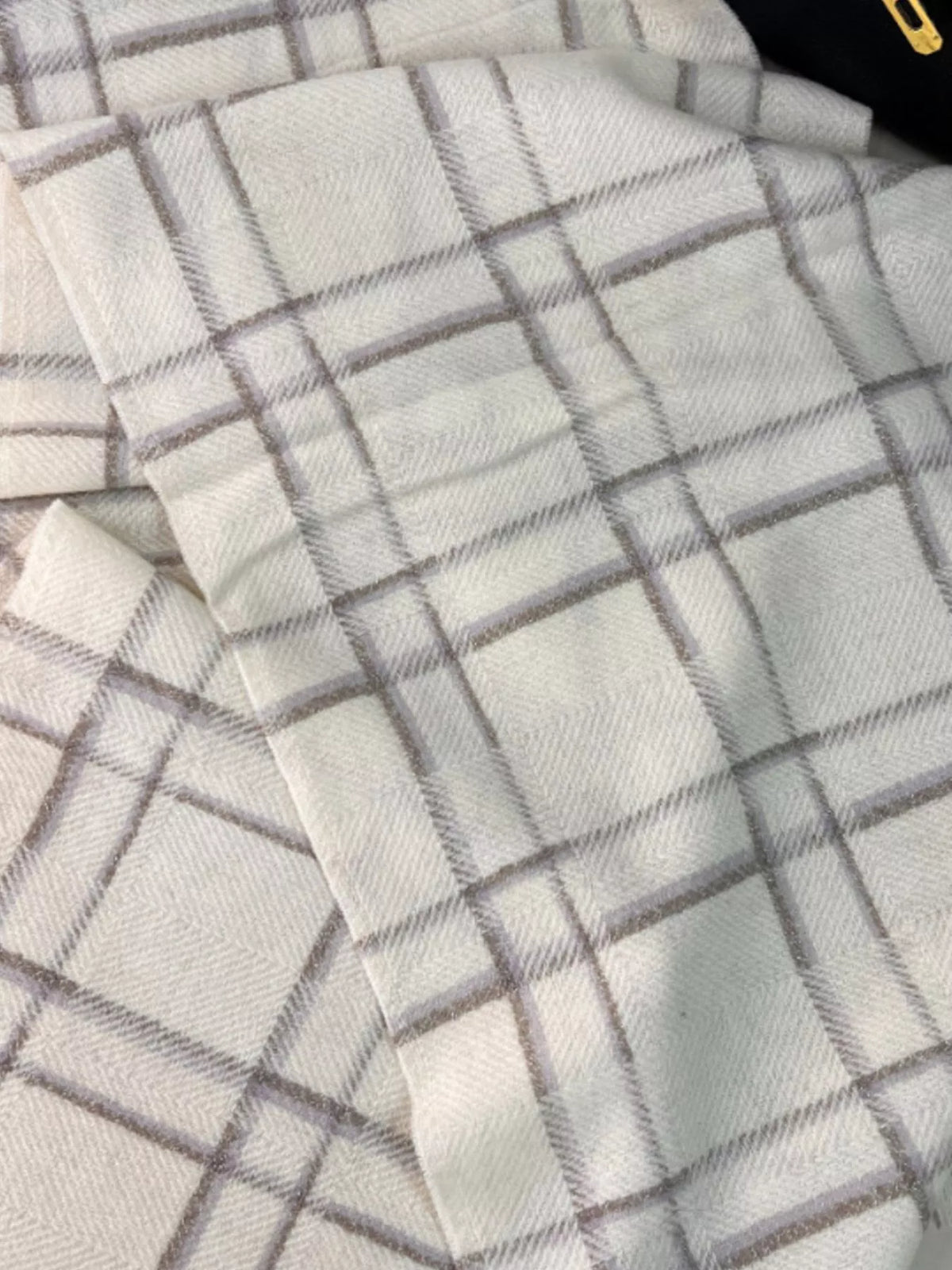 TEEK - 100% Wool Raw Hem Plaid Scarf SCARF TEEK Trend