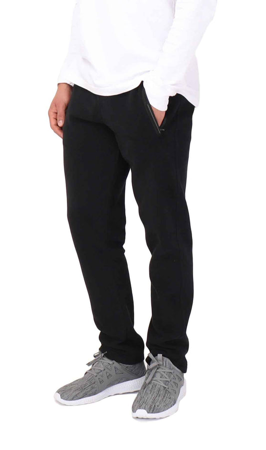 TEEK - Polar Fleece Lined Sweatpants - Straight (Tall Fit) PANTS TEEK SCR Medium (30-33" Waist) 34 Black