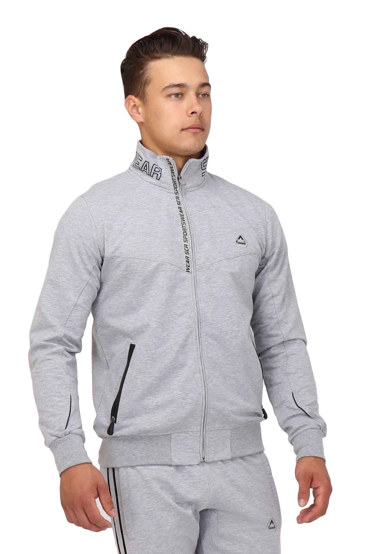 TEEK - All-Day Comfort Full Zip Sweatshirt JACKET SCR Sportswear X-Small Average Light Grey Heather