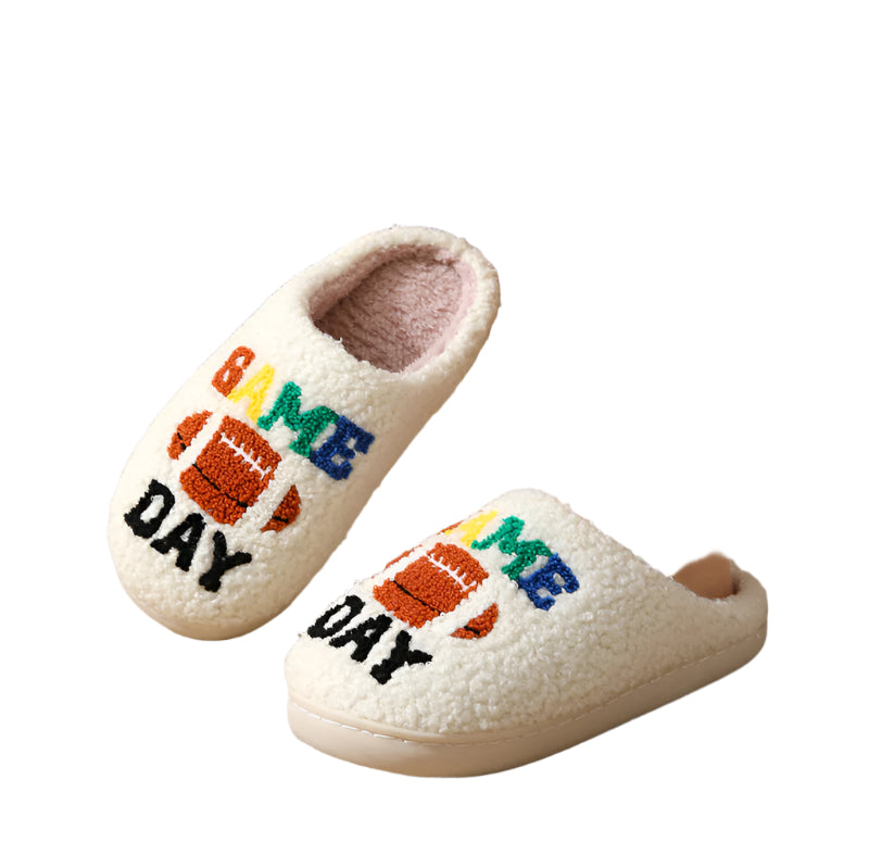TEEK - Game Day Football Cotton Slippers SHOES TEEK K 6-7
