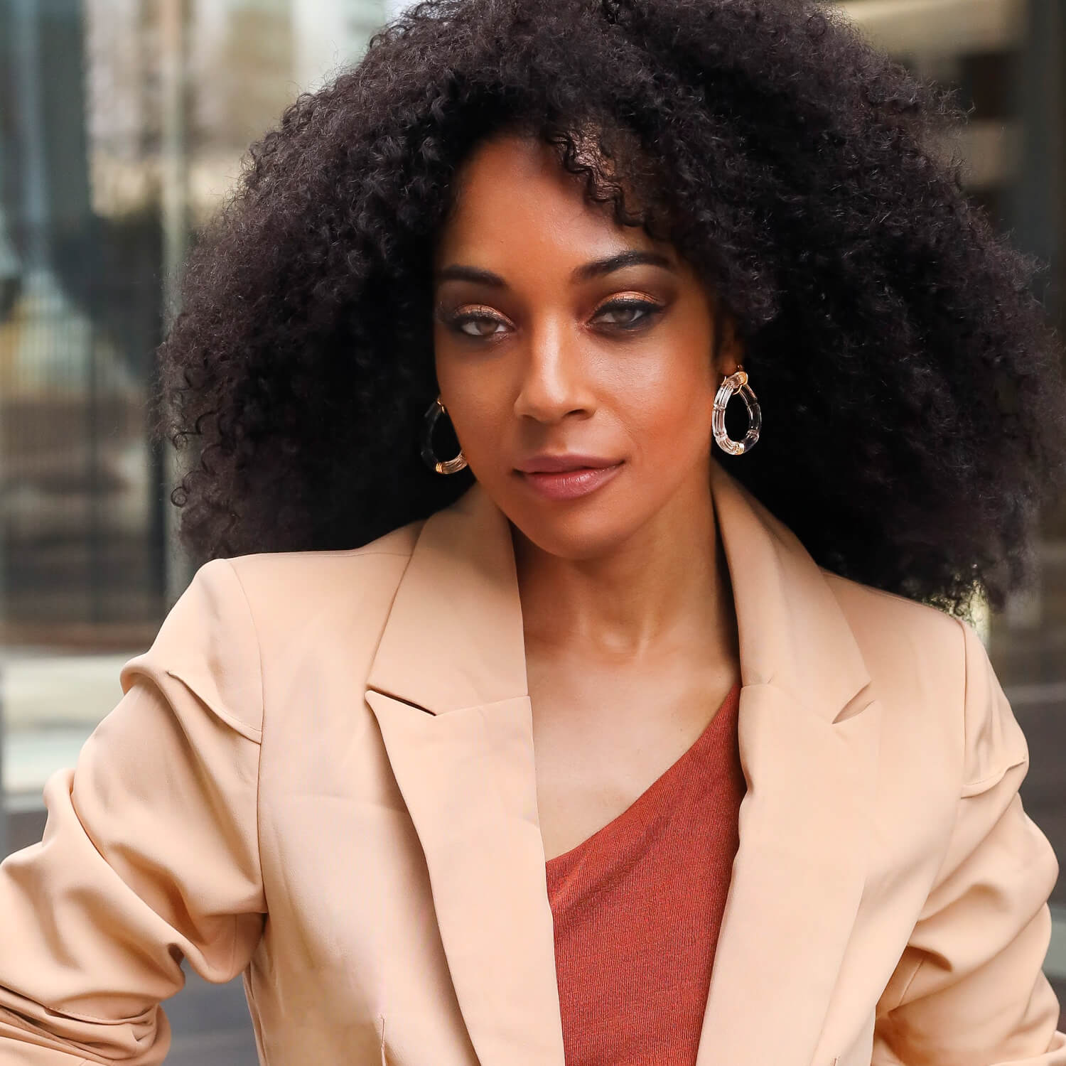 TEEK - Gala Bamboo Lucite Earrings JEWELRY TEEK GNH