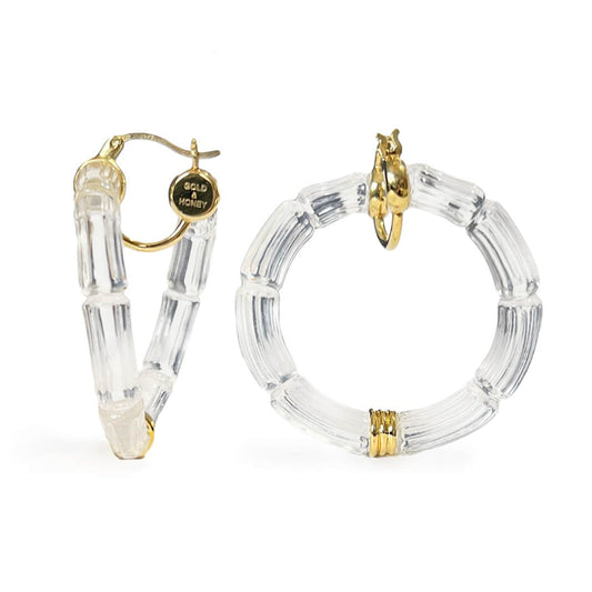TEEK - Gala Bamboo Lucite Earrings JEWELRY TEEK GNH