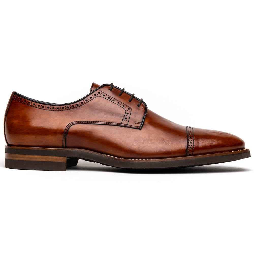 TEEK - 25-548-CGN GIOVANNI Italian Calfskin Lace Up Cognac SHOES TEEK ZI