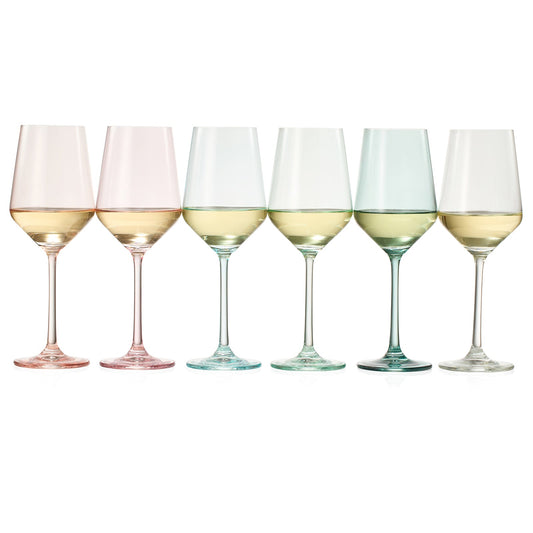 TEEK - Colorata Stemmed Wine Glassware Set HOME DECOR TEEK KS