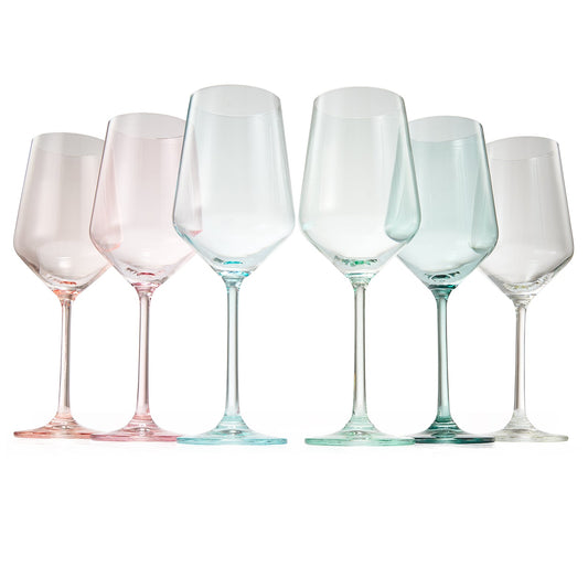 TEEK - Colorata Stemmed Wine Glassware Set HOME DECOR TEEK KS