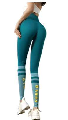 TEEK - Gym Babes Leggings PANTS TEEK RP Small Green
