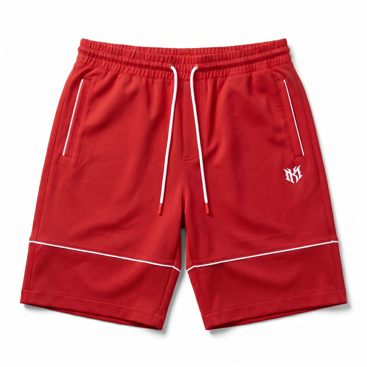 M659 Live Life Shorts - Red Shorts Makobi Jeans USA