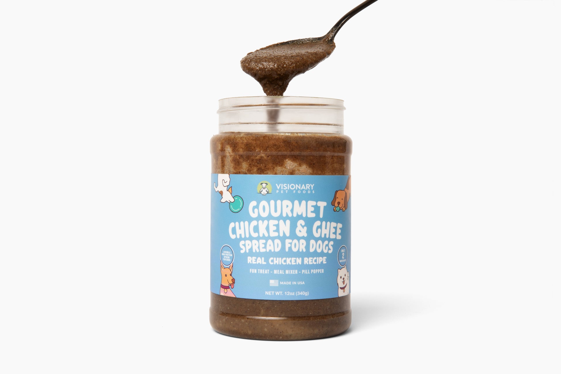 TEEK - Chicken & Ghee Dog Meat Spread – High-Protein, Low-Carb Keto Treat | 12oz Jar PET SUPPLIES TEEK VPF