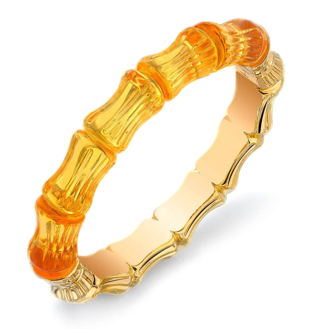 TEEK - Bamboo Lucite Hinge Bangle JEWELRY TEEK GNH HONEY