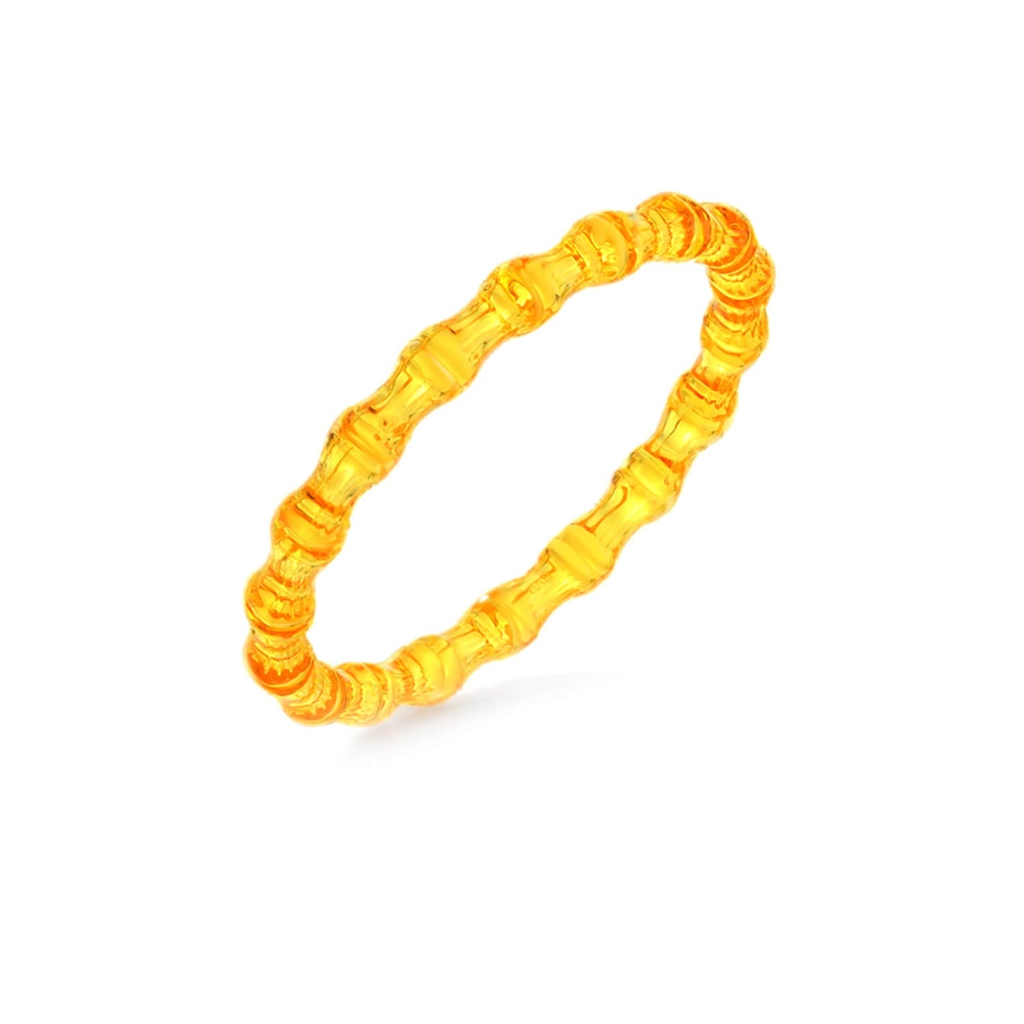 TEEK - Bamboo Lucite Slip On Bangle JEWELRY TEEK GNH HONEY