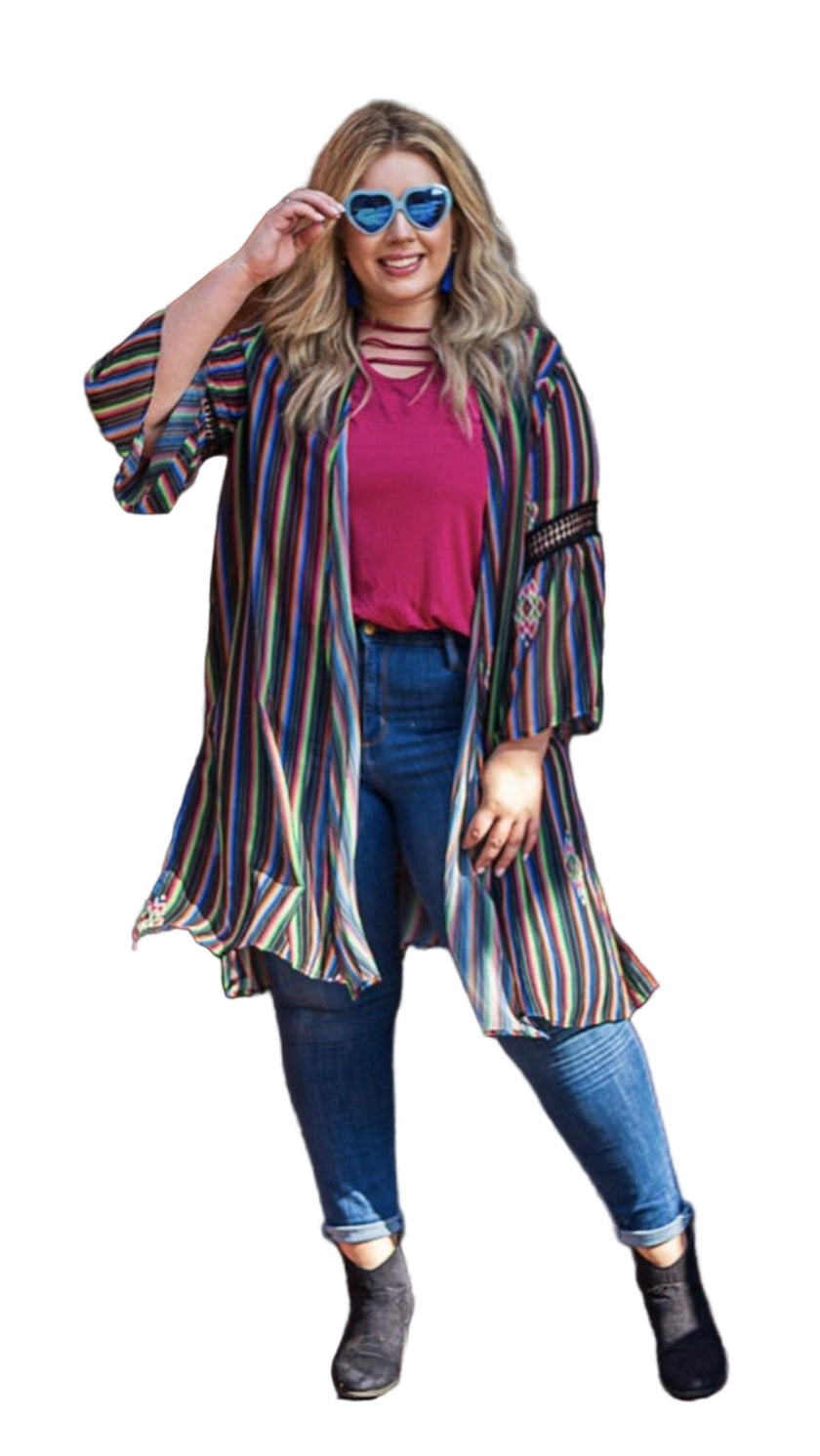 TEEK - Riding Free Kimono Duster SHAWL TEEK RRRB S/M