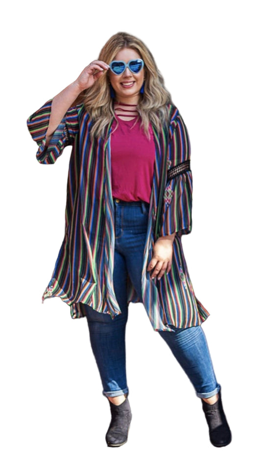 TEEK - Riding Free Kimono Duster SHAWL TEEK RRRB S/M