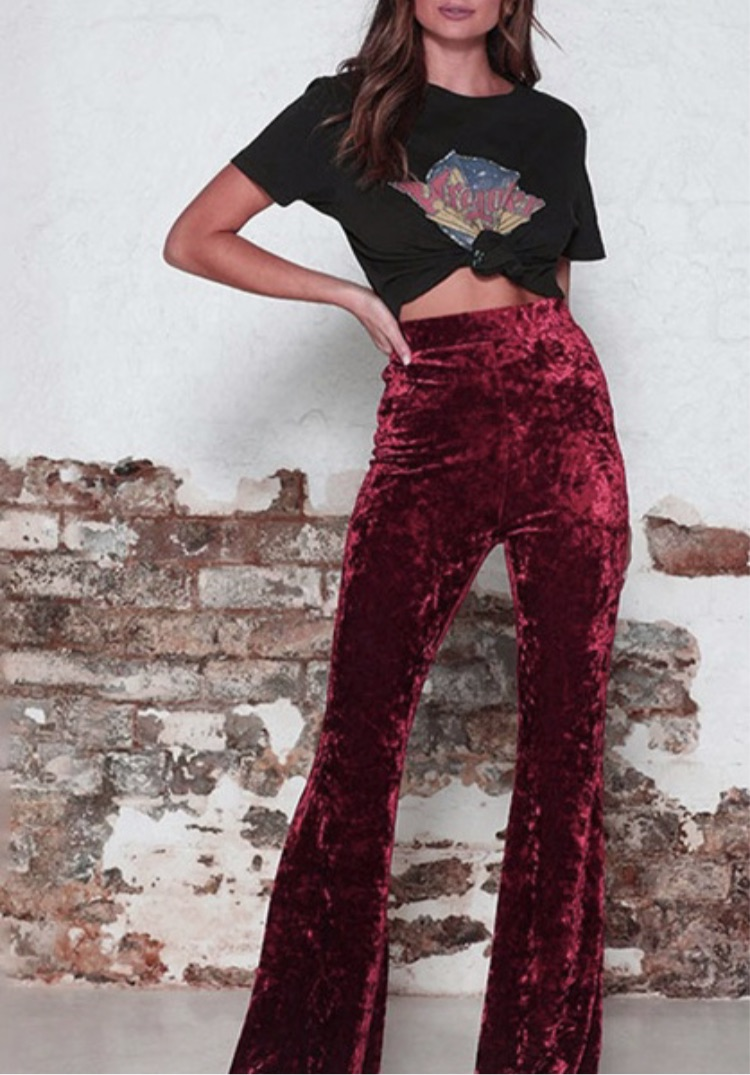 TEEK - Velvet Flares PANTS TEEK RRRB