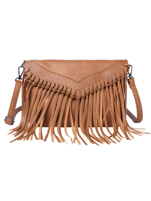 TEEK - Envelope Tassel Shoulder Messenger Bag BAG TEEK K   