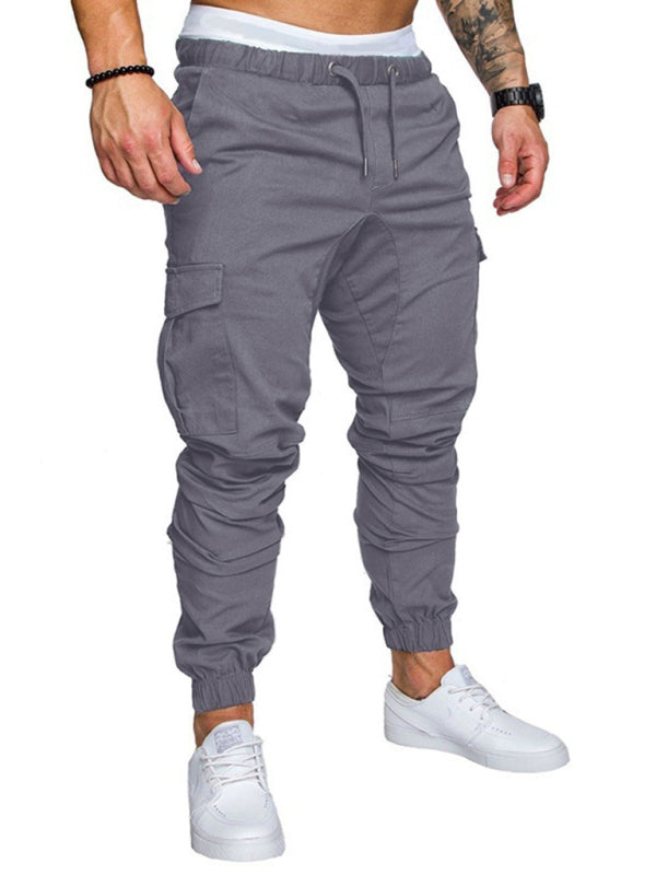 TEEK - Mens Casual Tether Elastic Trousers PANTS TEEK K Charcoal grey M
