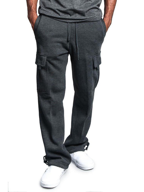 TEEK - Mens Cargo Sweatpants Trousers PANTS TEEK K Charcoal Grey M 