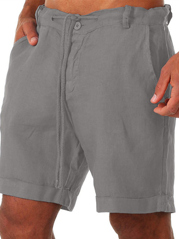 TEEK - Mens Drawstring Casual Shorts SHORTS TEEK K Grey S 