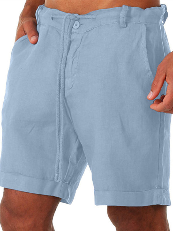TEEK - Mens Drawstring Casual Shorts SHORTS TEEK K Clear blue S 