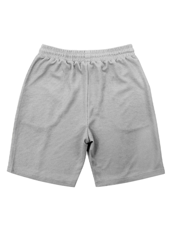 TEEK - Mens Solid Color Shorts Short Sleeved Set TOPS TEEK K   
