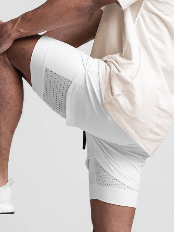 TEEK - Mens Double Layer Breathable Anti-Exposure Sports Shorts SHORTS TEEK K   