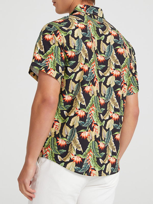 TEEK - Mens Beach Hawaiian Short Sleeve Shirt TOPS TEEK K   