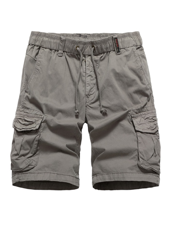 TEEK - Mens Multi-Pocket Quarter Cargo Shorts SHORTS TEEK K Grey 29 