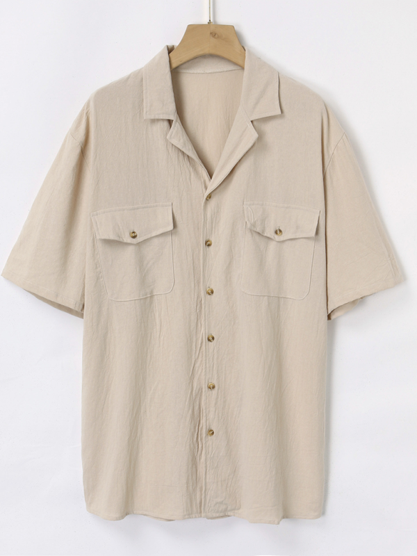 TEEK - Mens Short Sleeve Double Pocket Shirt TOPS TEEK K   