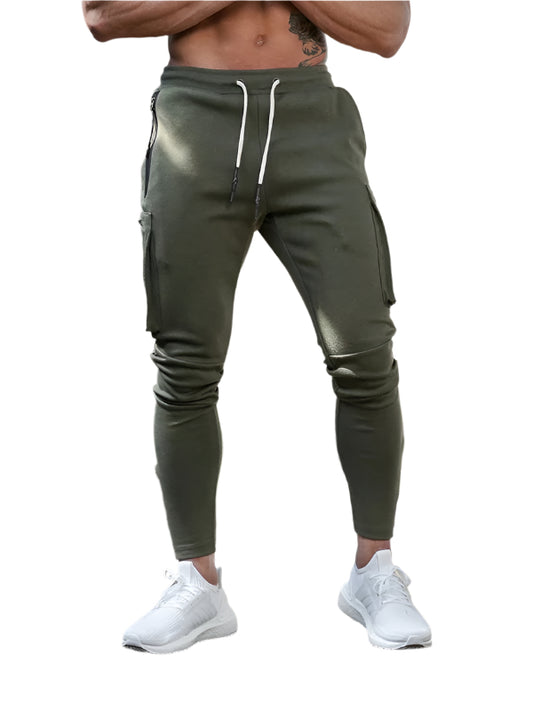 TEEK - Mens Running Training Sweatpants PANTS TEEK K Olive green M