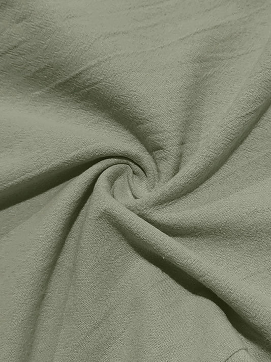 TEEK - Mens Army Green Breathable Linen Pants PANTS TEEK K