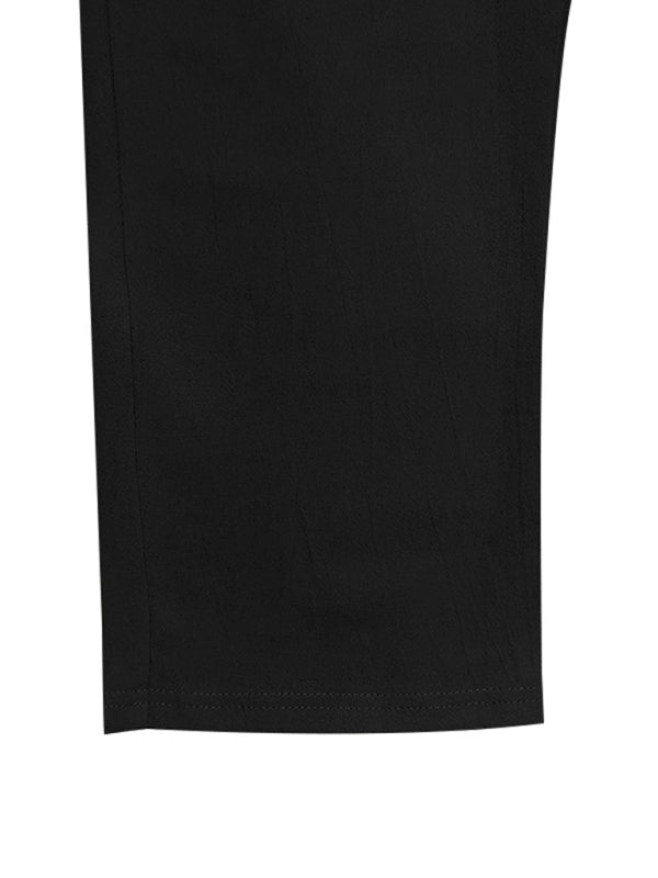 TEEK - Mens Relaxed Straight Linen Naples Gurga Breathable Trousers PANTS TEEK K