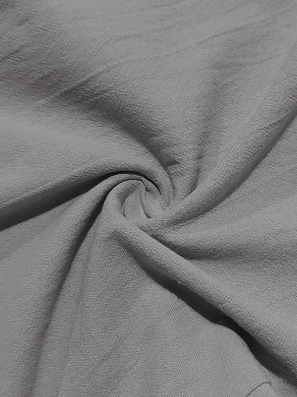 TEEK - Mens Relaxed Straight Linen Naples Gurga Breathable Trousers