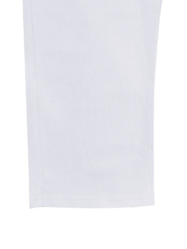 TEEK - Mens Relaxed Straight Linen Naples Gurga Breathable Trousers PANTS TEEK K