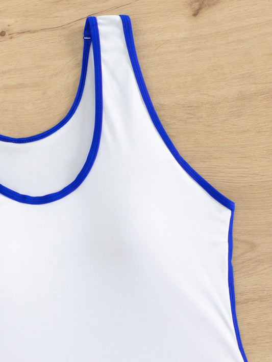 TEEK - Color Link White Swimsuit SWIMWEAR TEEK K   