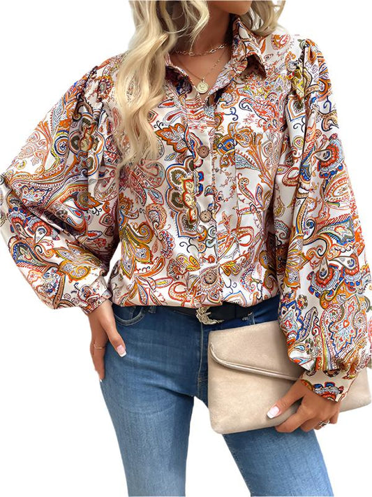 TEEK - Cracker Khaki Bagged Sleeve Loose Shirt TOPS TEEK K S  