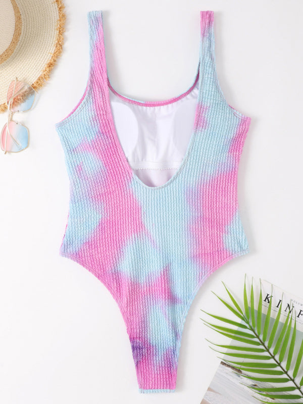 TEEK - Candy Color Pleated Swimsuit SWIMWEAR TEEK K   