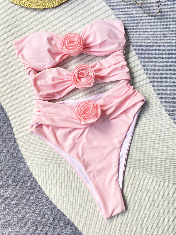 TEEK - 3D Flower Swimsuit SWIMWEAR TEEK K Pink S 