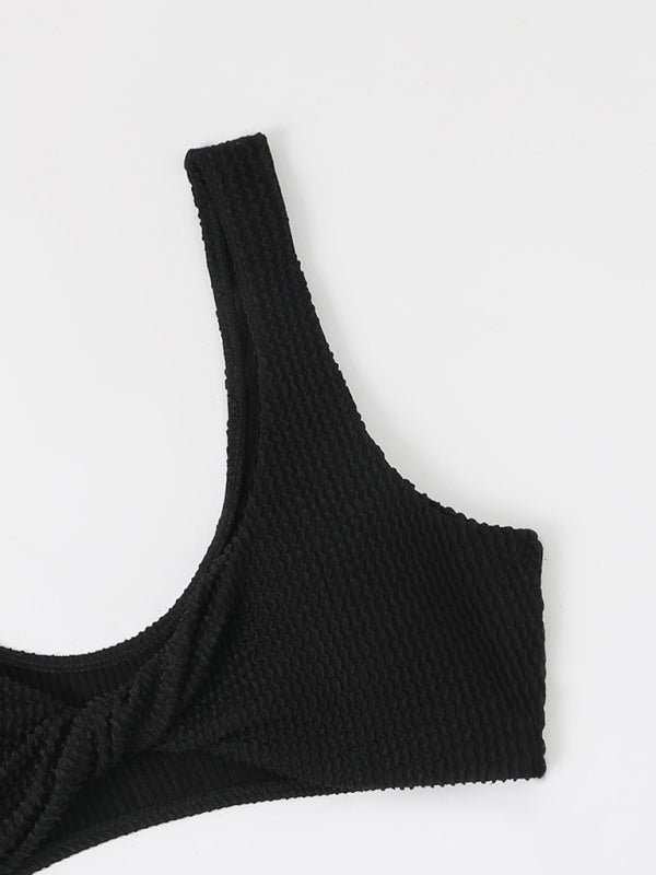 TEEK - Twisted Absorb Fabric Bikini SWIMWEAR TEEK K   