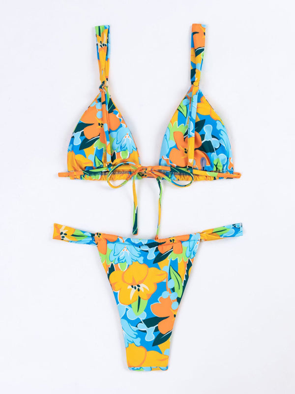 TEEK - Vacation Strap Floral Split Bikini SWIMWEAR TEEK K   