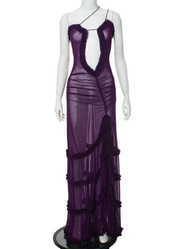 TEEK - Define Libed Lace Slit Dress DRESS TEEK K   