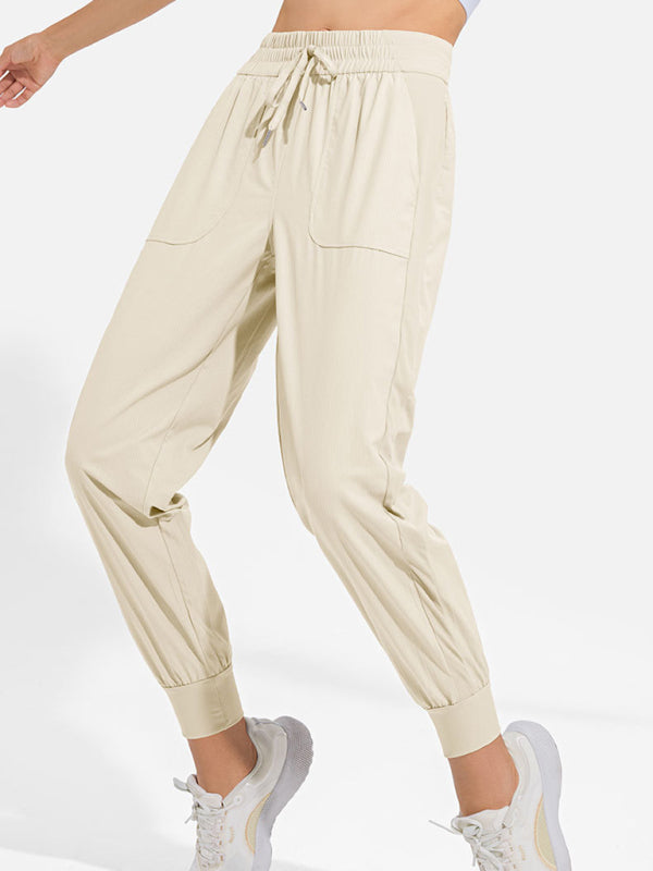 TEEK - Womens Quick-Drying Drawstring Sweatpants PANTS TEEK K Light yellow S 