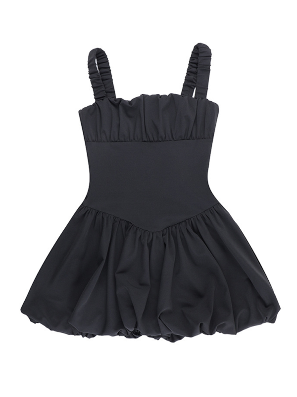 TEEK - Tank Puffy Pocketed Dress DRESS TEEK K   