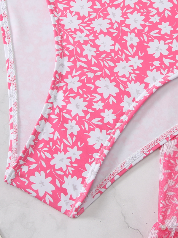TEEK - Three-Piece Floral Bikini Set SWIMWEAR TEEK K   