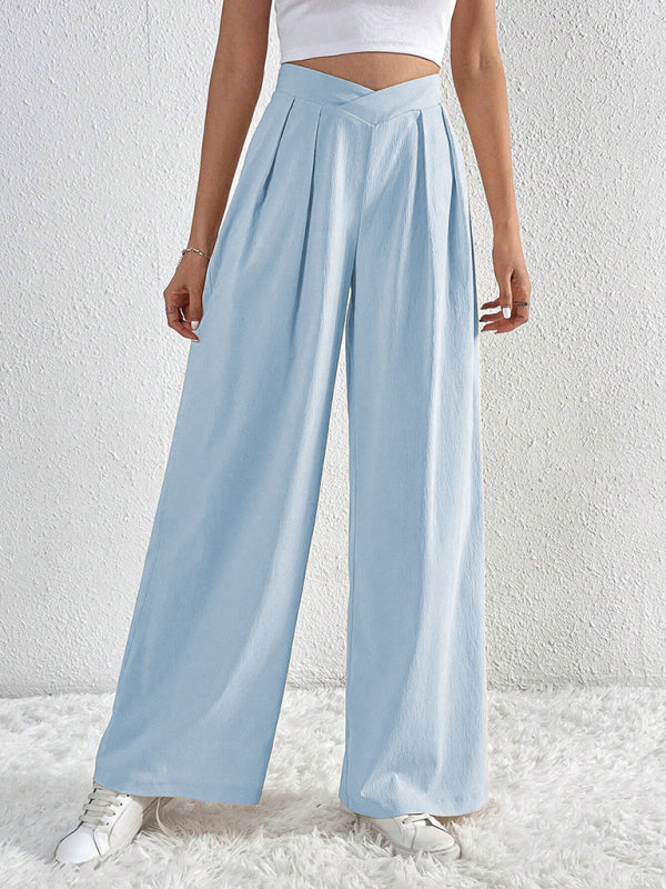 TEEK - Commuter Pleated Casual Wide Leg Pants PANTS TEEK K   