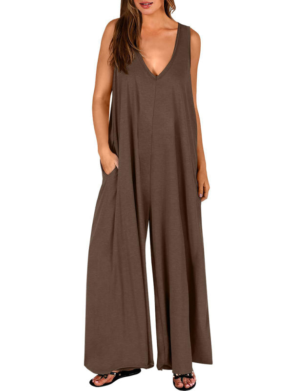 TEEK - Pocketed Light Weight Jumpsuit JUMPSUIT TEEK K   