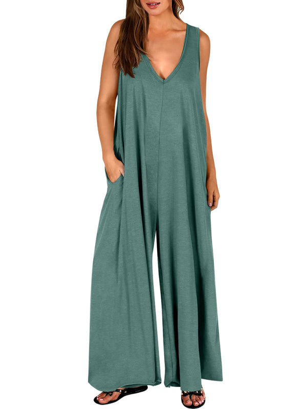 TEEK - Pocketed Light Weight Jumpsuit JUMPSUIT TEEK K   