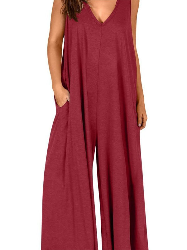 TEEK - Pocketed Light Weight Jumpsuit JUMPSUIT TEEK K   