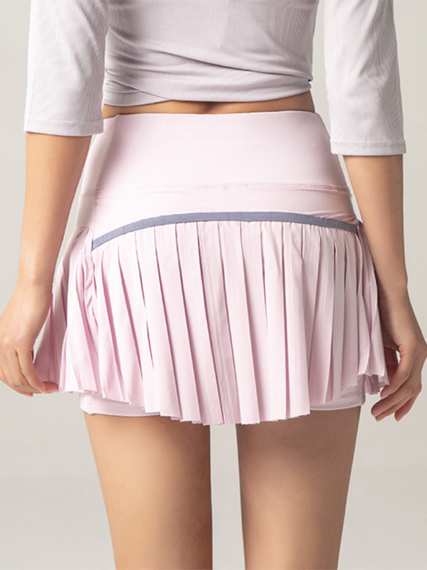 TEEK - Quick-Drying Pocketed Culotte Sports Shorts Tennis Pleated Skirt SKIRT TEEK K   